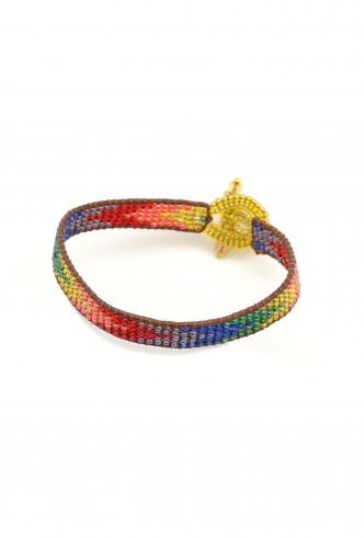 Rainbow Zig Zag Bracelet Rainbow Zig Zag Bracelet